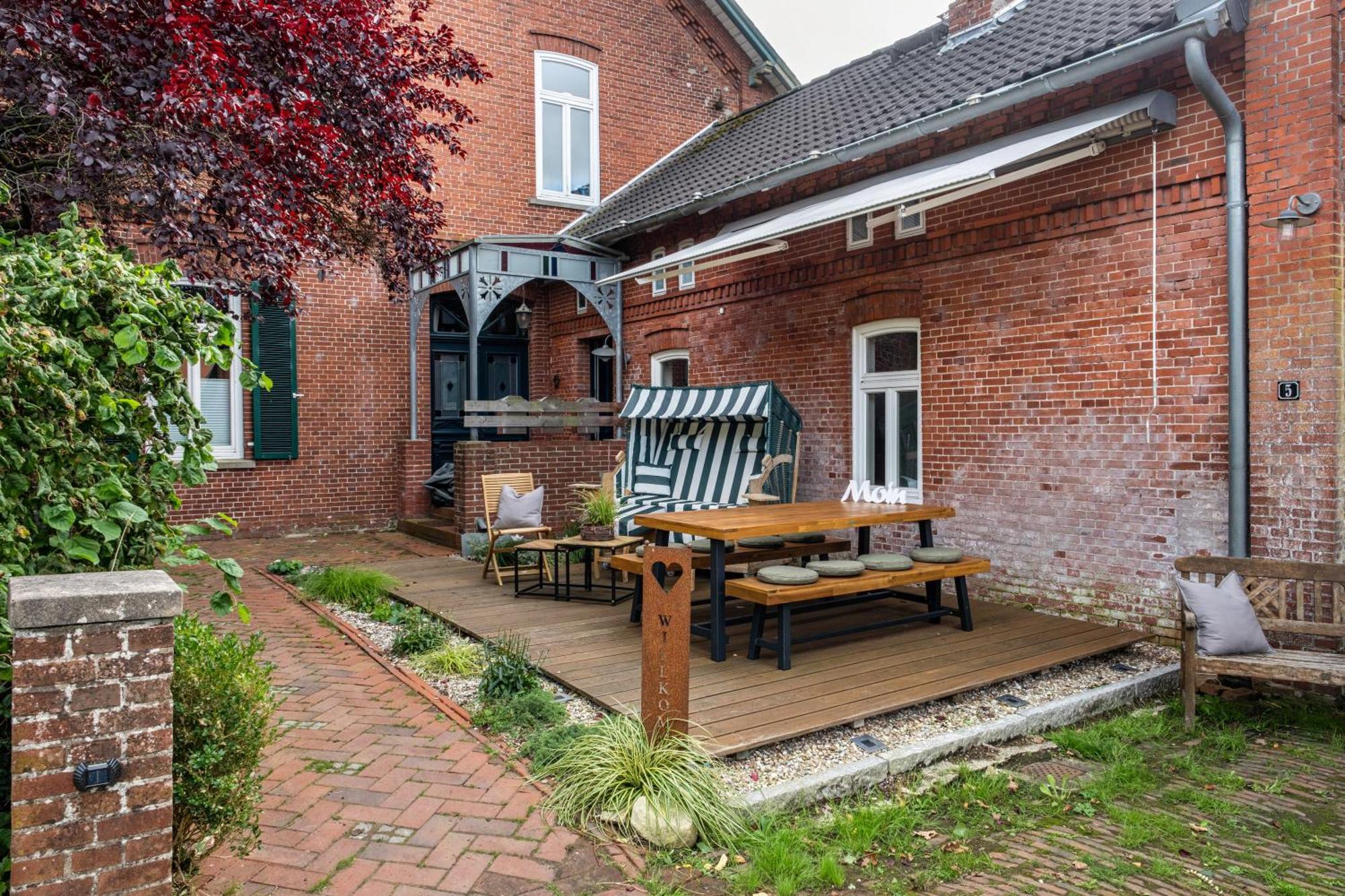 Ferienwohnung Flut Am Weserstrand Sandstedt Екстериор снимка